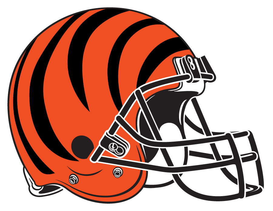 Cincinnati Bengals 1981-Pres Helmet Logo t shirt iron on transfers...